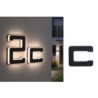 Paulmann LED Außen-Wandleuchte "Solar Hausnummer" LED-Modul 1 Stk. Warmweiß LED-Modul, Hausnummern, Buchstaben wählbar, Akku wechselbar Paulmann LED Außen-Wandleuchte "Solar Hausnummer" LED-Modul 1 Stk. Warmweiß LED-Modul, Hausnummern, Buchstaben wählbar, Akku wechselbar von Paulmann