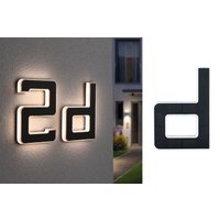 Paulmann LED Außen-Wandleuchte "Solar Hausnummer" LED-Modul 1 Stk. Warmweiß LED-Modul, Hausnummern, Buchstaben wählbar, Akku wechselbar Paulmann LED Außen-Wandleuchte "Solar Hausnummer" LED-Modul 1 Stk. Warmweiß LED-Modul, Hausnummern, Buchstaben wählbar, Akku wechselbar von Paulmann