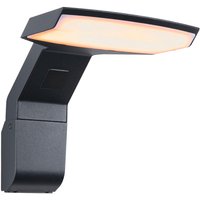 Paulmann LED Außen-Wandleuchte "Zenera 230V anthrazit 2.200 - 3.000 K", 1 flammig-flammig von Paulmann