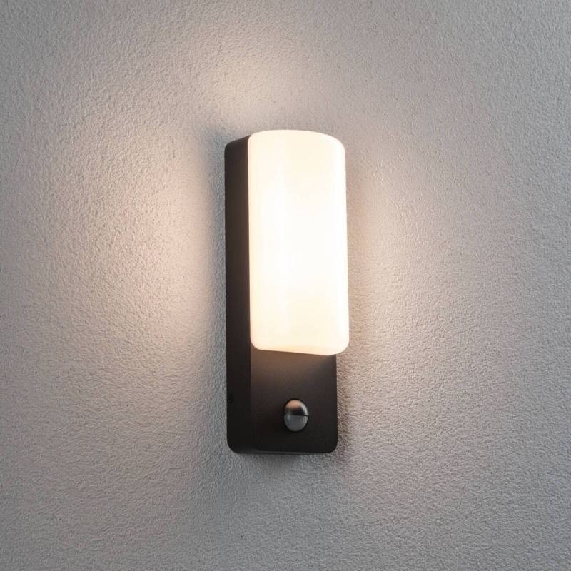 Paulmann LED-Außenwandlampe Bonnie, Alu, anthrazit, Sensor von Paulmann