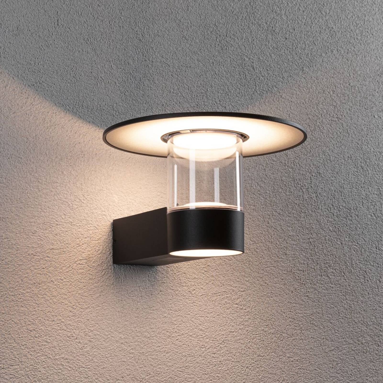 Paulmann LED-Außenwandleuchte Sienna, Aluminium, Sensor von Paulmann