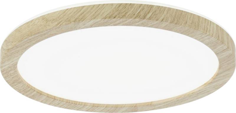 Paulmann LED Deckenleuchte Atria Shine Backlight Holzoptik Ø 19cm von Paulmann