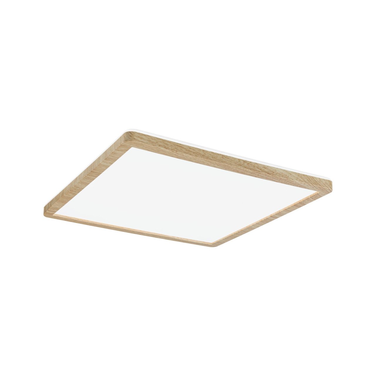 Paulmann LED Deckenleuchte Atria Shine Backlight Holzoptik eckig 29,3 x 29,3 cm von Paulmann