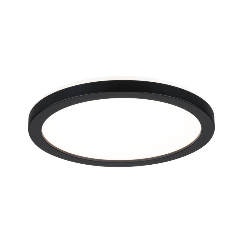 Paulmann LED-Deckenleuchte 'Atria Shine' schwarz 11,2 W Ø 19 cm von Paulmann