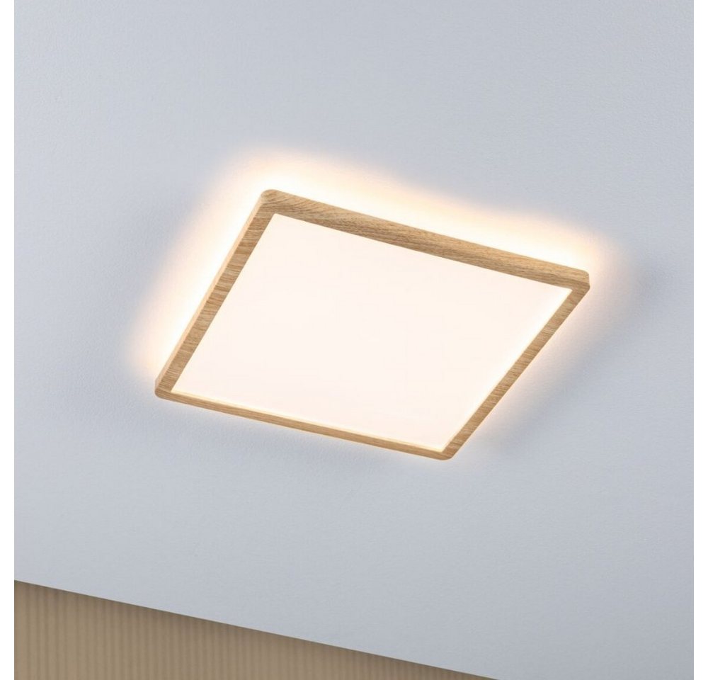 Paulmann LED Deckenleuchte LED Panel Atria in Natur und Weiß 16W 1600lm IP44 293mm 3000K, keine Angabe, Leuchtmittel enthalten: Ja, fest verbaut, LED, warmweiss, Deckenlampe, Deckenbeleuchtung, Deckenlicht von Paulmann