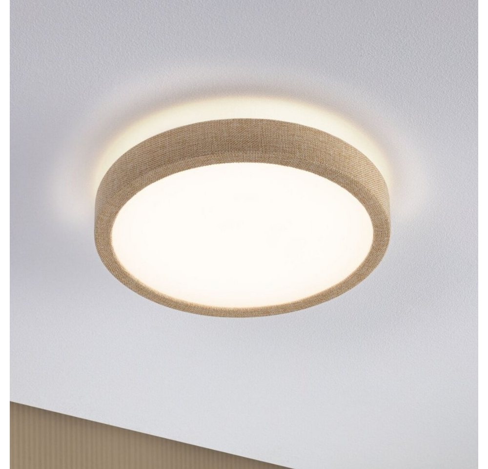 Paulmann LED Deckenleuchte LED Panel Cosara in Beige und Weiß 15W 1300lm IP44 3000K, keine Angabe, Leuchtmittel enthalten: Ja, fest verbaut, LED, warmweiss, Deckenlampe, Deckenbeleuchtung, Deckenlicht von Paulmann