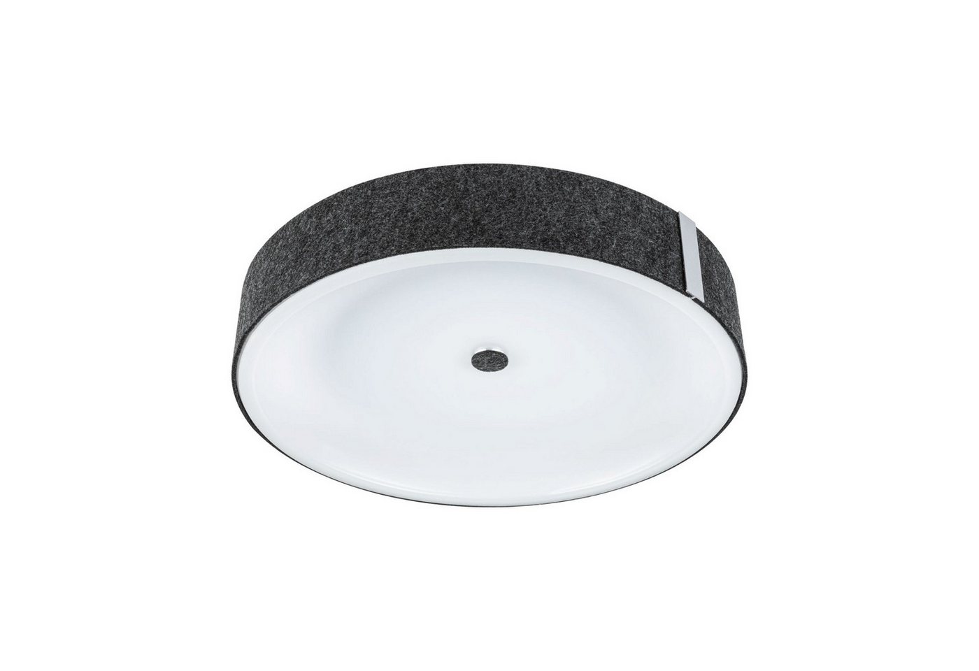 Paulmann LED Deckenleuchte Malika 2700K 2300lm 230V 29W Anthrazit, LED fest integriert, Warmweiß, 3-Step-Dim von Paulmann