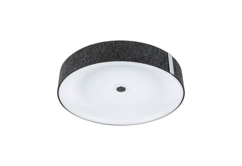 Paulmann LED Deckenleuchte Malika 2700K 2300lm 230V 29W Anthrazit, LED fest integriert, Warmweiß, 3-Step-Dim von Paulmann