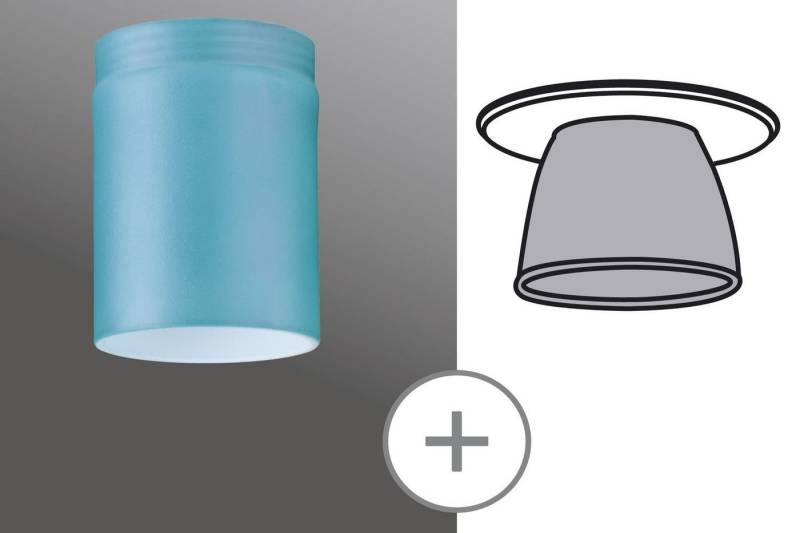 Paulmann Deckenleuchten Paulmann Premium Glas DecoSystems Tube Mini Blau/Glas, Paulmann Premium Glas DecoSystems Tube Mini Blau/Glas von Paulmann