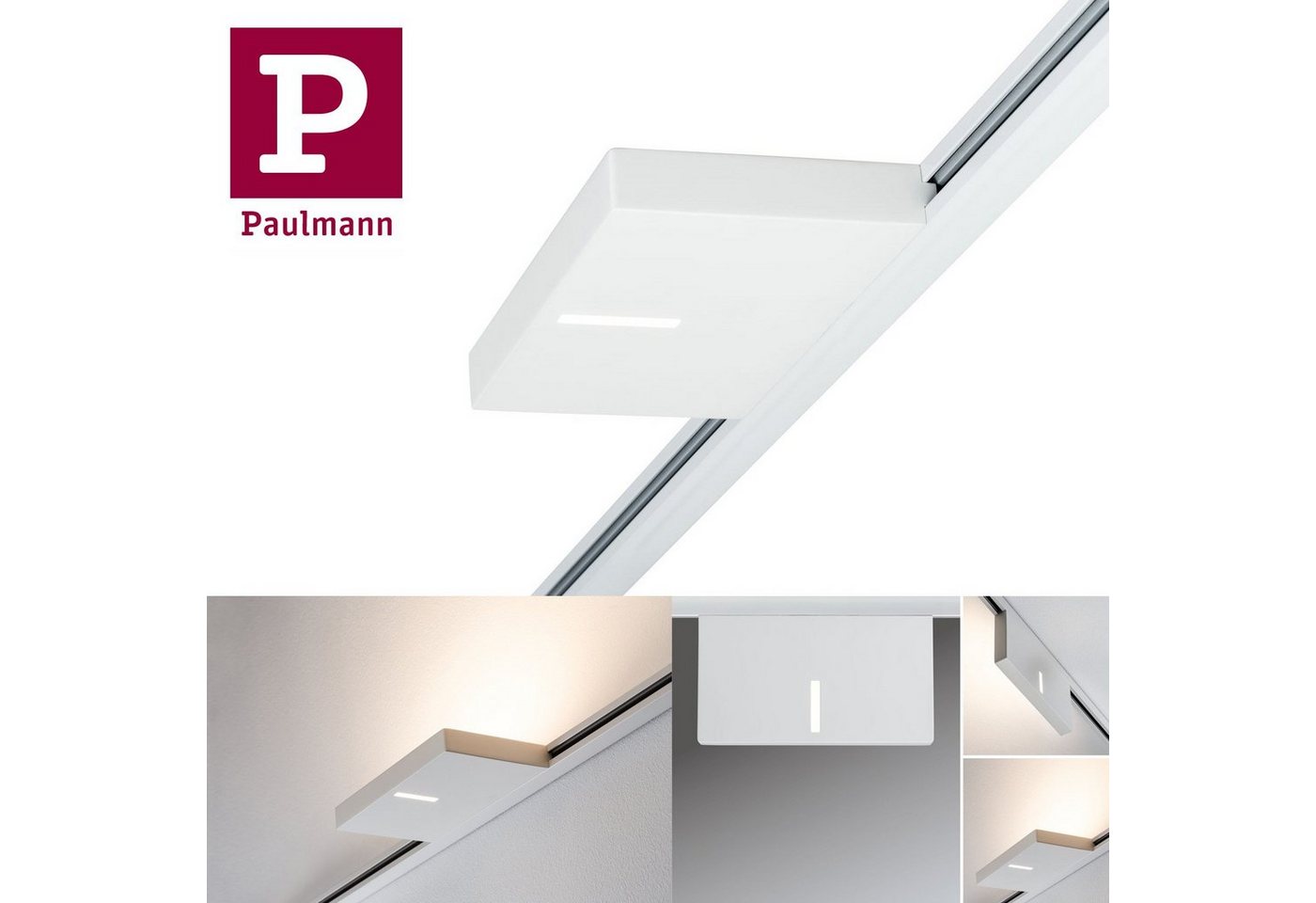 Paulmann Deckenleuchten Paulmann URail Spot Uplight Case 16W Weiß 230V Metall, Paulmann URail Spot Uplight Case 16W Weiß 230V Metall von Paulmann
