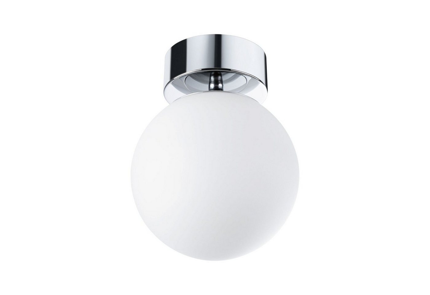 Paulmann LED Deckenleuchte Selection Bathroom Gove IP44 3000K 9W Satin, Glas/Metall, LED fest integriert, Warmweiß von Paulmann
