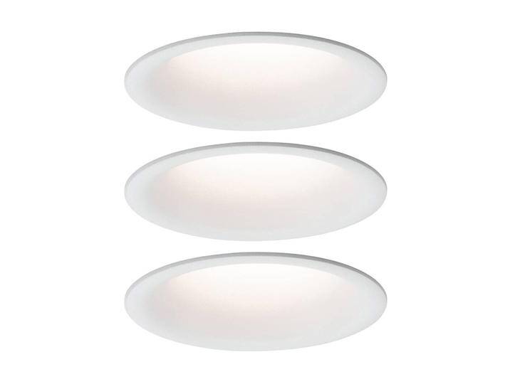 Paulmann LED-Einbaulampe Cymbal 3x6,8W IP44 Cymbal, dimmbar, weiß / opal, für Wohn- / Esszimmer, Kunststoff, Modern von Paulmann