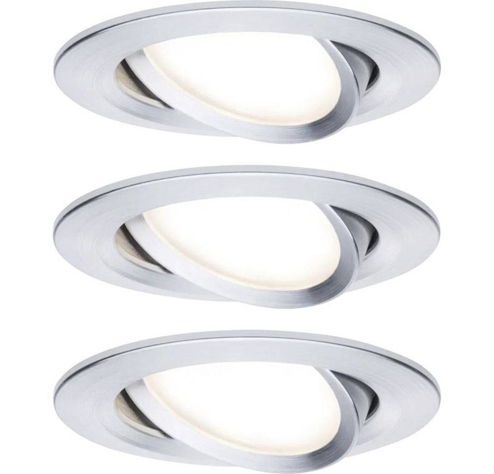 Paulmann LED Einbauleuchte LED Einbauleuchte 3-Step-Dim Coin Basisset schwenkbar rund 93487, Dimmbar über Lichtschalter, Schwenkbar, Geringe Einbautiefe Paulmann LED Einbauleuchte LED Einbauleuchte 3-Step-Dim Coin Basisset schwenkbar rund 93487, Dimmbar über Lichtschalter, Schwenkbar, Geringe Einbautiefe von Paulmann