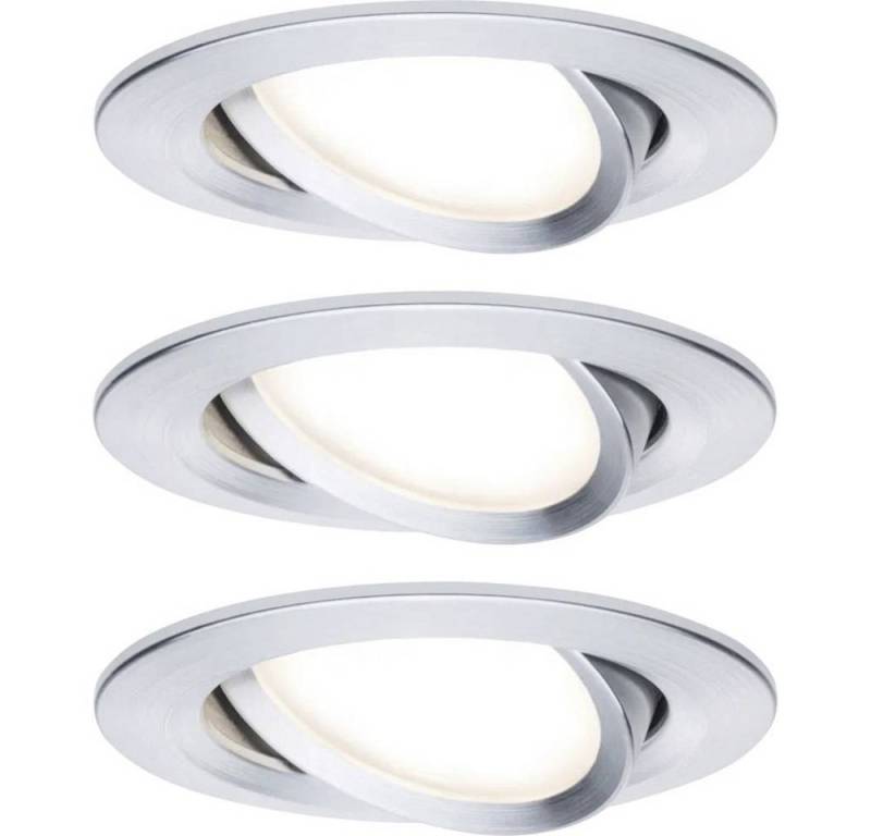 Paulmann LED Einbauleuchte LED Einbauleuchte 3-Step-Dim Coin Basisset schwenkbar rund 93487, Dimmbar über Lichtschalter, Schwenkbar, Geringe Einbautiefe Paulmann LED Einbauleuchte LED Einbauleuchte 3-Step-Dim Coin Basisset schwenkbar rund 93487, Dimmbar über Lichtschalter, Schwenkbar, Geringe Einbautiefe von Paulmann