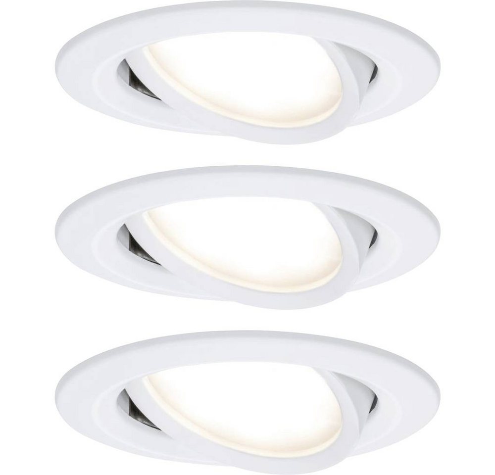 Paulmann LED Einbauleuchte LED Einbauleuchte 3-Step-Dim Coin Basisset schwenkbar rund 93485, Dimmbar über Lichtschalter, Schwenkbar, Geringe Einbautiefe Paulmann LED Einbauleuchte LED Einbauleuchte 3-Step-Dim Coin Basisset schwenkbar rund 93485, Dimmbar über Lichtschalter, Schwenkbar, Geringe Einbautiefe von Paulmann