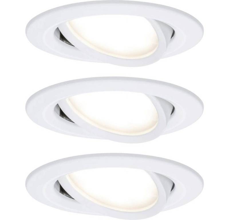 Paulmann LED Einbauleuchte LED Einbauleuchte 3-Step-Dim Coin Basisset schwenkbar rund 93485, Dimmbar über Lichtschalter, Schwenkbar, Geringe Einbautiefe Paulmann LED Einbauleuchte LED Einbauleuchte 3-Step-Dim Coin Basisset schwenkbar rund 93485, Dimmbar über Lichtschalter, Schwenkbar, Geringe Einbautiefe von Paulmann