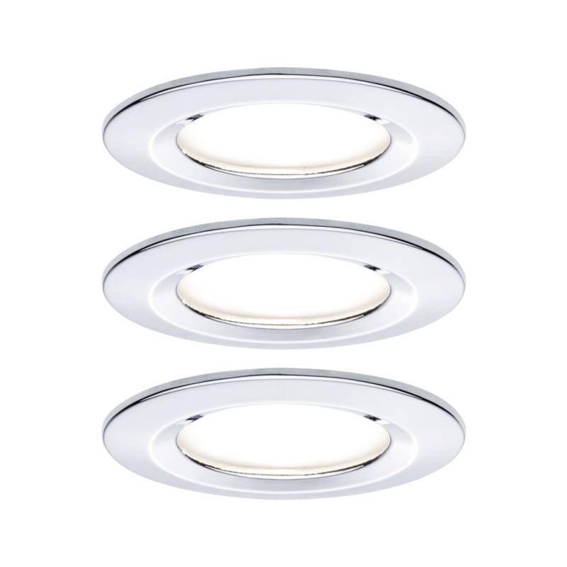 Paulmann LED Einbauleuchte Nova 3x6,5W IP44 chrom von Paulmann