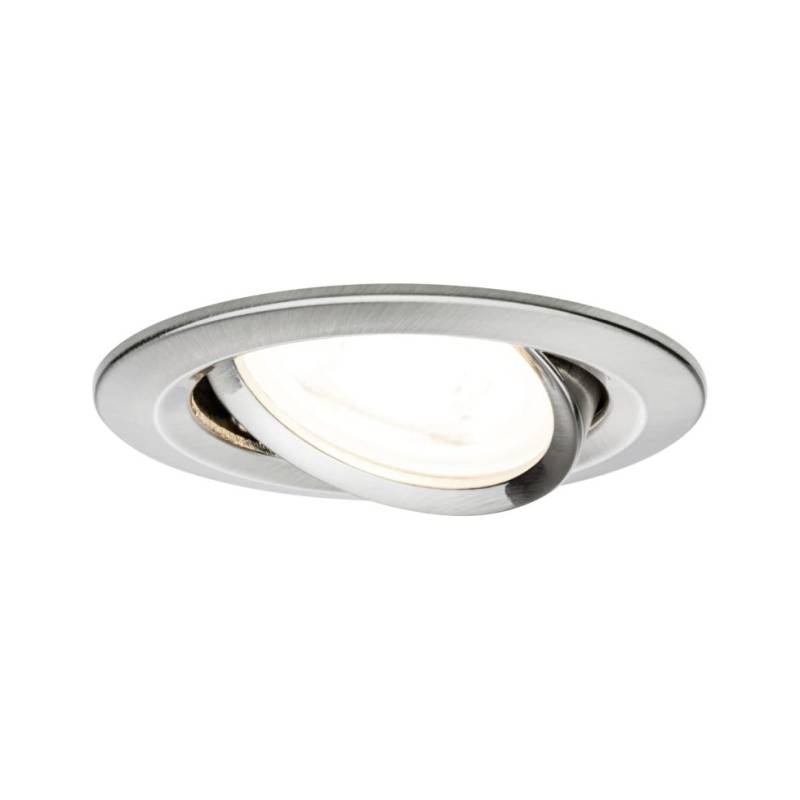 Paulmann LED Einbauleuchte Nova 6,5W warmweiß schwenkbar Eisen von Paulmann