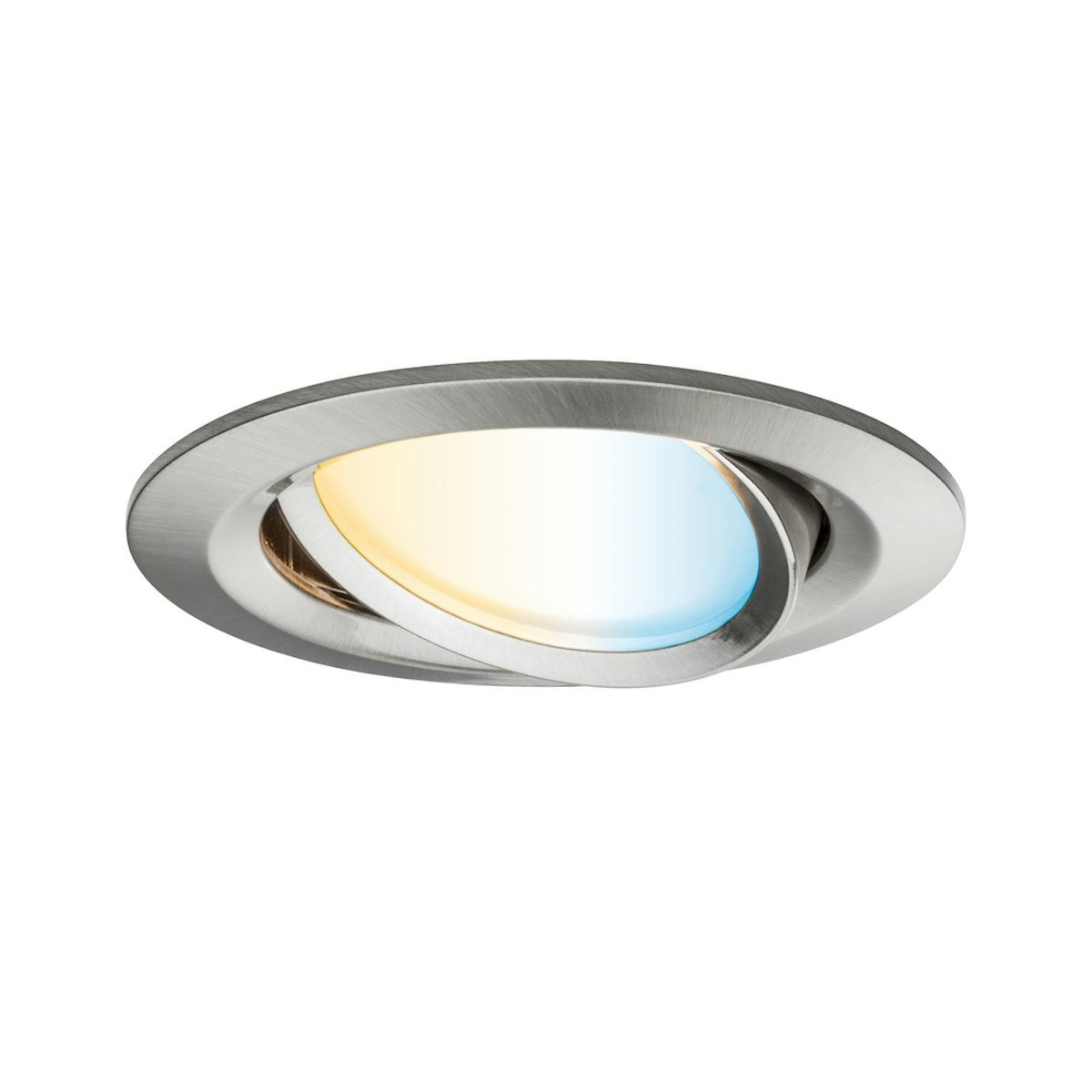 Paulmann LED Einbauleuchte Smart Home Nova Plus Coin LED schwenkbar Eisen gebürstet Paulmann LED Einbauleuchte Smart Home Nova Plus Coin LED schwenkbar Eisen gebürstet von Paulmann