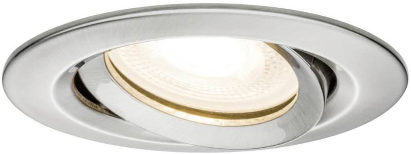 Paulmann LED Einbaustrahler Paulmann LED Außen-Einbauleuchte Nova Plus 3er Set, Inkl. Leuchtmittel, Dimmbar nicht Smart Home-fähig ohne Bewegungsmelder von Paulmann