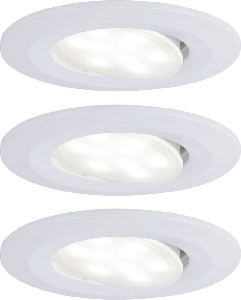 Paulmann LED Einbaustrahler Paulmann LED Einbauleuchte Calla weiß matt 3 x 5,5, Inkl. Leuchtmittel, Nicht dimmbar nicht Smart Home-fähig ohne Bewegungsmelder Paulmann LED Einbaustrahler Paulmann LED Einbauleuchte Calla weiß matt 3 x 5,5, Inkl. Leuchtmittel, Nicht dimmbar nicht Smart Home-fähig ohne Bewegungsmelder von Paulmann