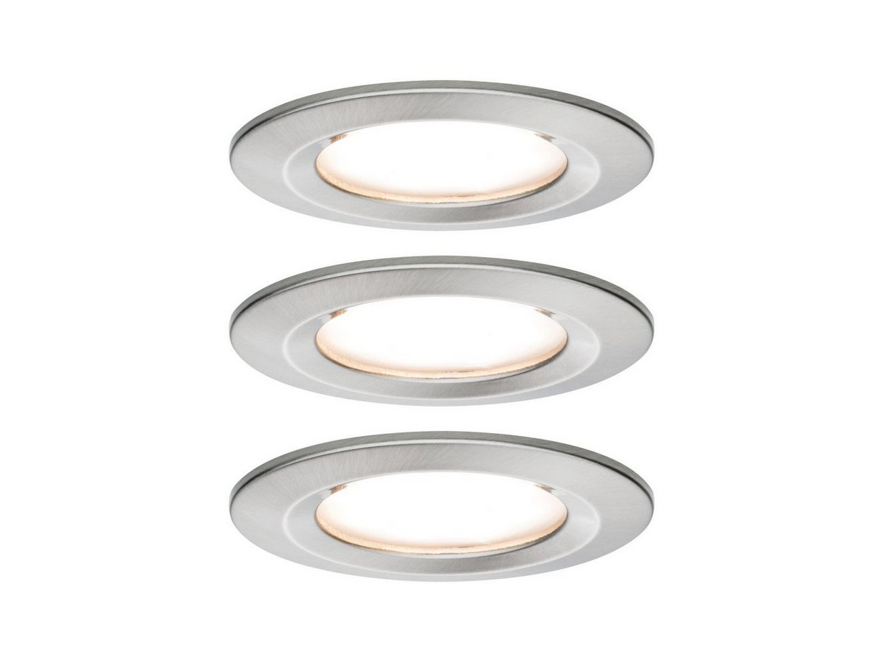Paulmann LED Einbaustrahler Paulmann LED Einbauleuchte Nova Coin 3er Set eisen, Inkl. Leuchtmittel, Nicht dimmbar nicht Smart Home-fähig ohne Bewegungsmelder Paulmann LED Einbaustrahler Paulmann LED Einbauleuchte Nova Coin 3er Set eisen, Inkl. Leuchtmittel, Nicht dimmbar nicht Smart Home-fähig ohne Bewegungsmelder von Paulmann