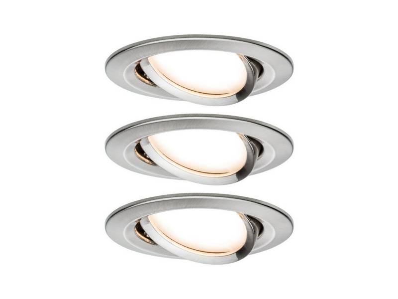 Paulmann LED Einbaustrahler Paulmann LED Einbauleuchte Nova Coin 3er Set eisen, Inkl. Leuchtmittel, Nicht dimmbar nicht Smart Home-fähig ohne Bewegungsmelder Paulmann LED Einbaustrahler Paulmann LED Einbauleuchte Nova Coin 3er Set eisen, Inkl. Leuchtmittel, Nicht dimmbar nicht Smart Home-fähig ohne Bewegungsmelder von Paulmann