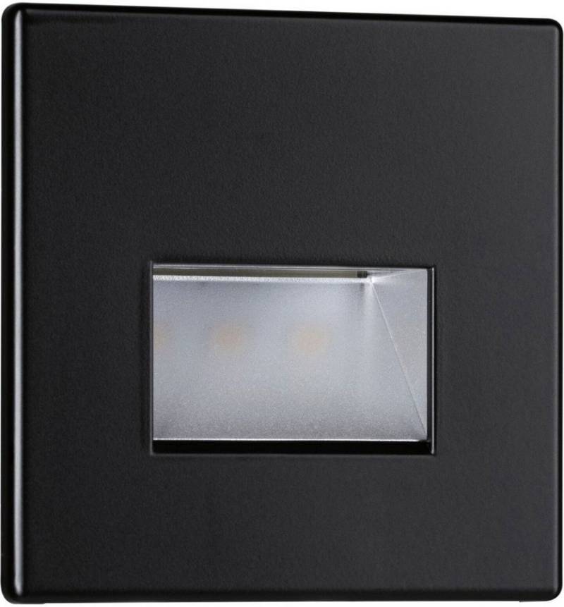 Paulmann LED Einbaustrahler Paulmann LED Wand-Einbauleuchte Edge 8 x 8 cm, Inkl. Leuchtmittel, Nicht dimmbar nicht Smart Home-fähig ohne Bewegungsmelder von Paulmann