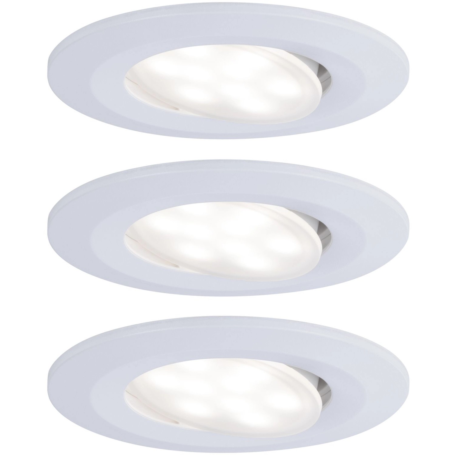 Paulmann LED Einbauleuchte Calla rund 3x6W Weiß matt schwenkbar 4000K IP65 Paulmann LED Einbauleuchte Calla rund 3x6W Weiß matt schwenkbar 4000K IP65 von Paulmann