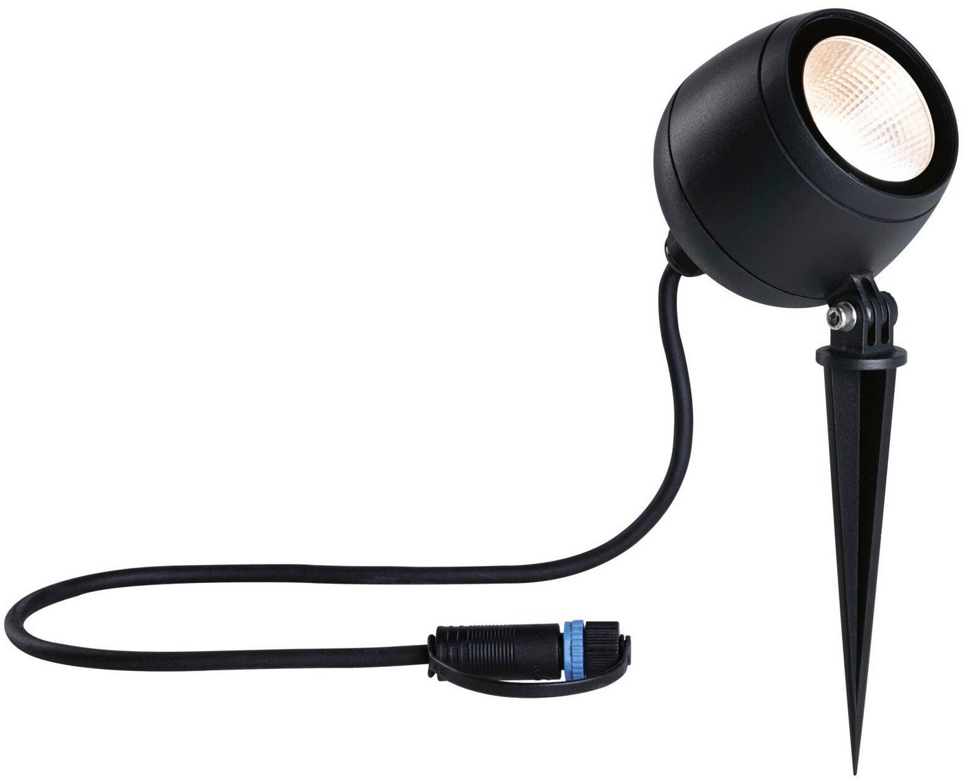 Paulmann LED Gartenleuchte Outdoor Plug & Shine Spot Kikolo 20° 3000K anthrazit, LED fest integriert, Warmweiß, Outdoor Plug & Shine Spot Kikolo 20° 3000K anthrazit Paulmann LED Gartenleuchte Outdoor Plug & Shine Spot Kikolo 20° 3000K anthrazit, LED fest integriert, Warmweiß, Outdoor Plug & Shine Spot Kikolo 20° 3000K anthrazit von Paulmann