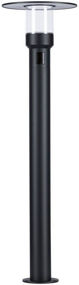 Paulmann LED Gartenleuchte Sienna 230V Pollerleuchte, LED fest integriert, Warmweiß, seewasserresistent, mit PIR-Sensor von Paulmann