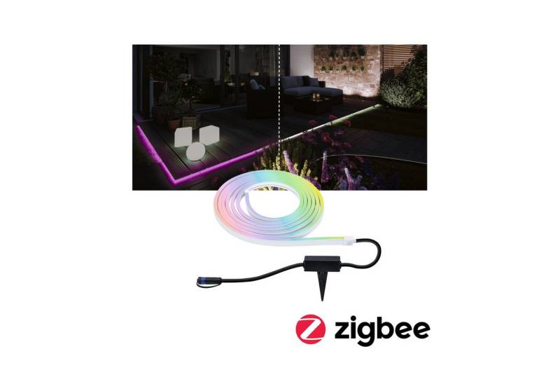Paulmann LED Gartenstrahler Plug & Shine Stripe Smooth Einzelstripe IP67 RGBW+ 22W Weiß, LED fest integriert, Tageslichtweiß, Smart Home Zigbee 3.0 Paulmann LED Gartenstrahler Plug & Shine Stripe Smooth Einzelstripe IP67 RGBW+ 22W Weiß, LED fest integriert, Tageslichtweiß, Smart Home Zigbee 3.0 von Paulmann