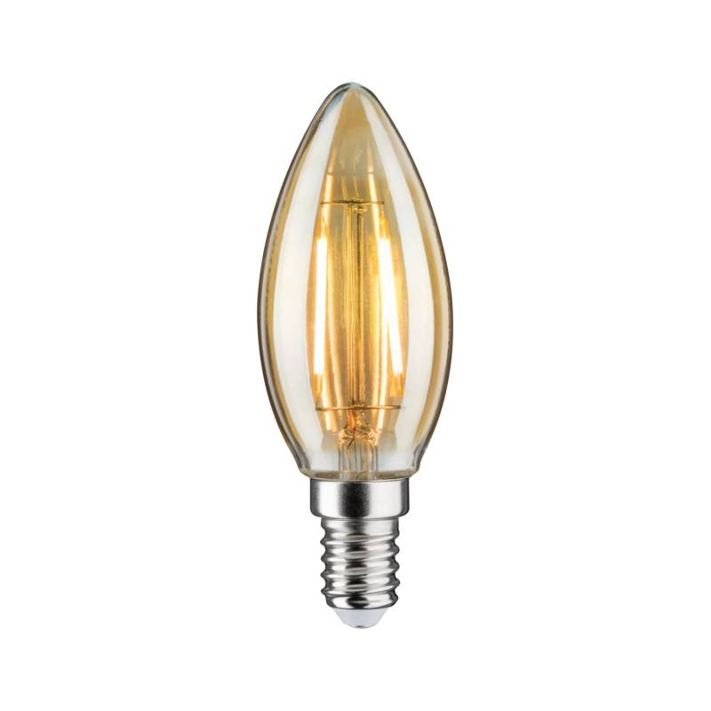 Paulmann LED-Kerze Filament Plug & Shine 24 V 2 W 1900 K Dimmbar Gold von Paulmann
