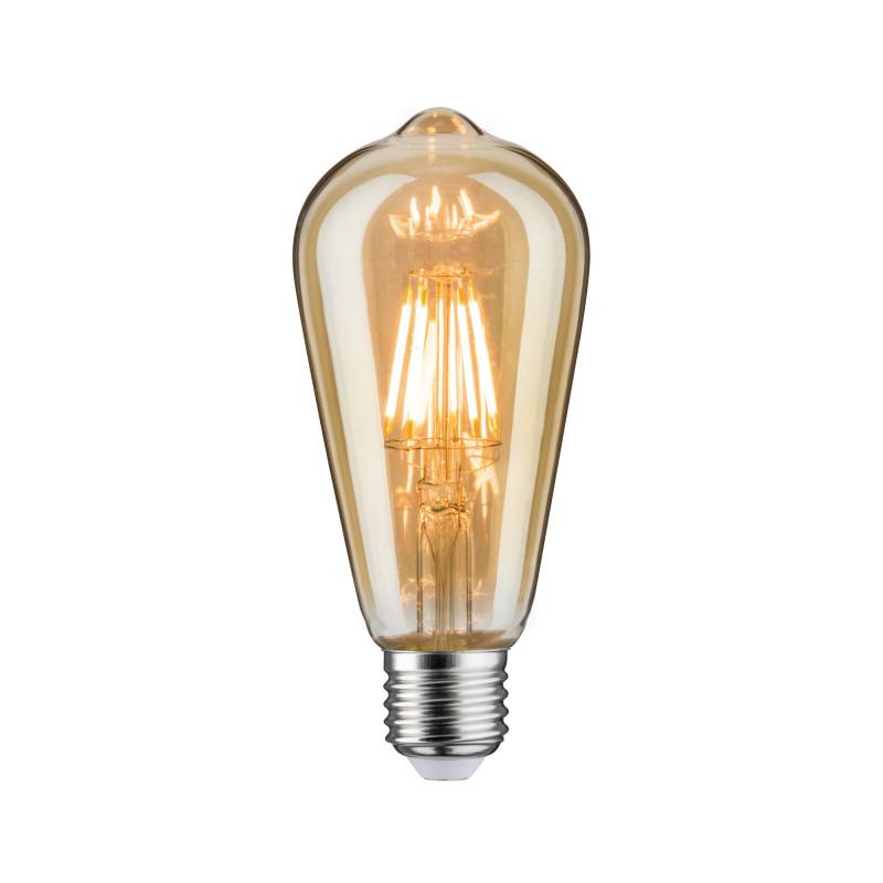 Paulmann LED-Kolbenlampe ST64 E27 6,5W (53W) 680 lm warmgold klar von Paulmann