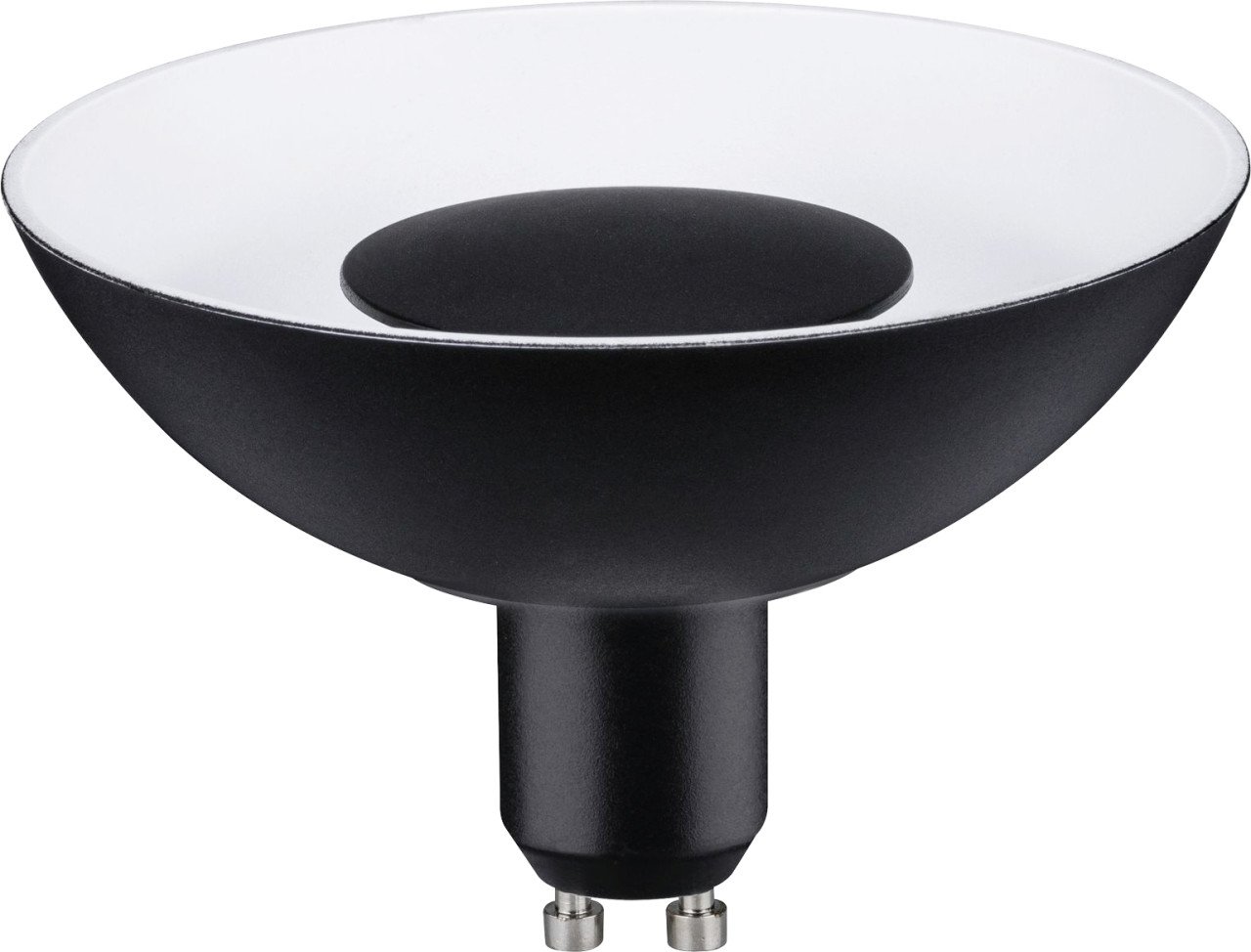 Paulmann LED Leuchtmittel Deko Reflektor GU10 4,9 W schwarz weiß dimmbar von Paulmann