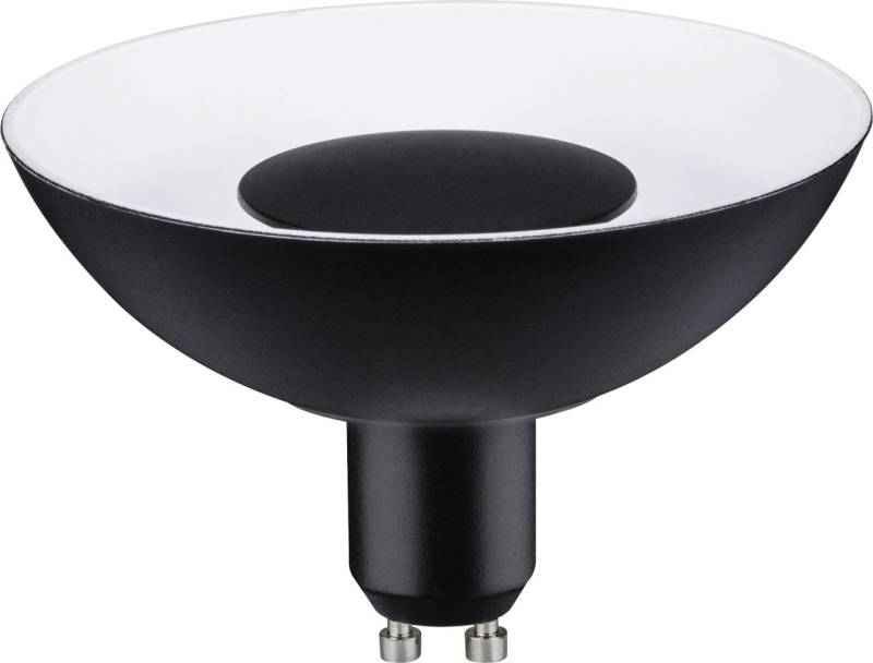 Paulmann LED Leuchtmittel Deko Reflektor GU10 4,9 W schwarz weiß dimmbar von Paulmann