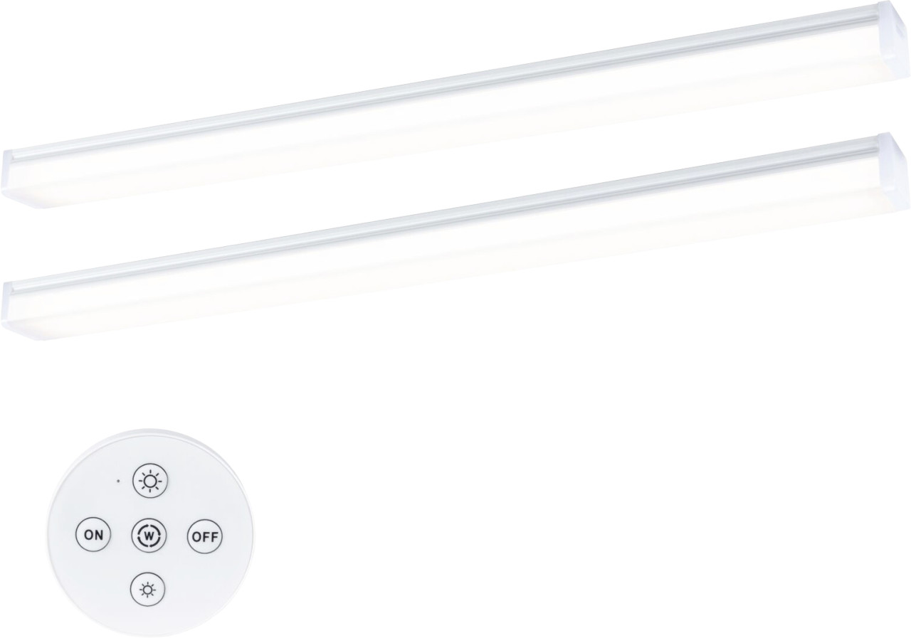Paulmann LED Lichtleiste Barreo weiß 30 cm TW 2er Set von Paulmann
