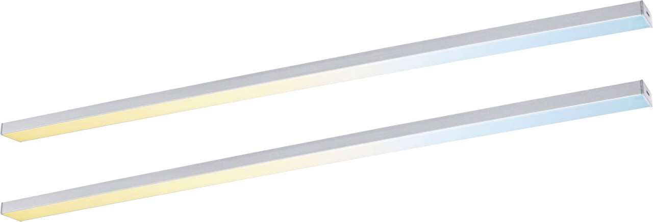 Paulmann LED Lichtleiste Inline Erweiterung chrom matt 55 cm TW 2er Set von Paulmann