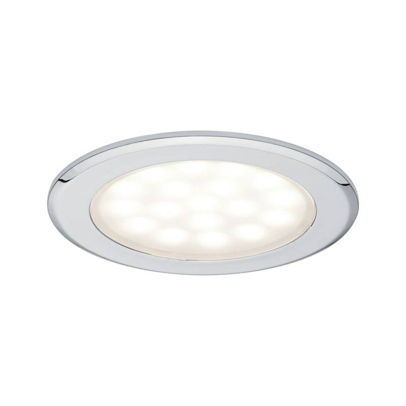 Paulmann LED Möbeleinbauleuchten 2er-Set für Spiegelschrank Chrom von Paulmann
