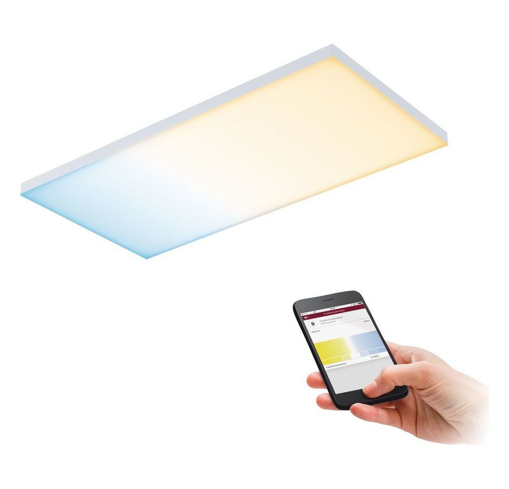 Paulmann LED Panel LED Deckenleuchte Valora in Weiß-matt dimmbar 595x295mm, LED Paulmann LED Panel LED Deckenleuchte Valora in Weiß-matt dimmbar 595x295mm, LED von Paulmann