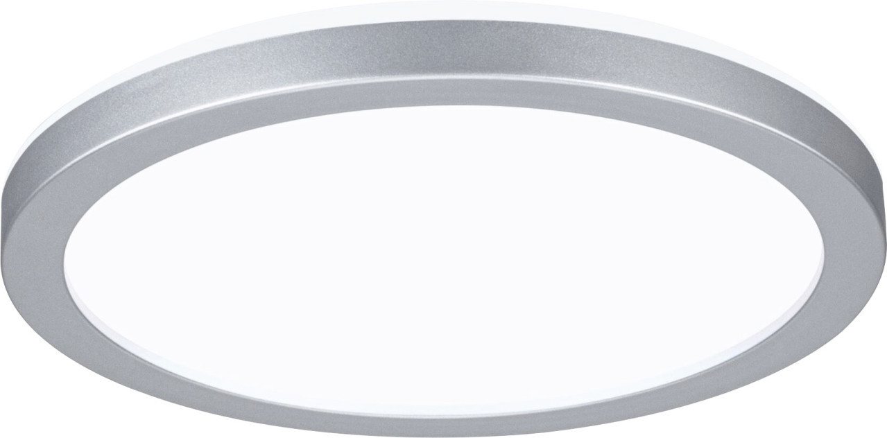 Paulmann LED Panel Paulmann LED Panel Atria Shine chrom-matt Ø 19 cm, Inkl. Leuchtmittel, Nicht dimmbar nicht Smart Home-fähig ohne Bewegungsmelder von Paulmann