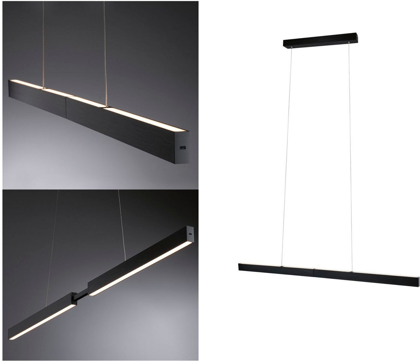 Paulmann LED Pendelleuchte LED Pendelleuchte Aptare dimmbar, LED fest integriert, Warmweiß, Memoryfunktion Paulmann LED Pendelleuchte LED Pendelleuchte Aptare dimmbar, LED fest integriert, Warmweiß, Memoryfunktion von Paulmann