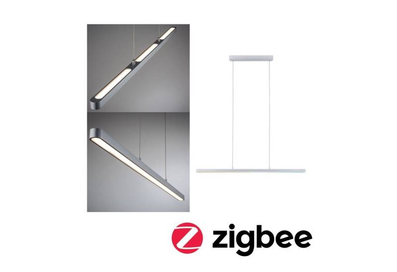 Paulmann LED Pendelleuchte Lento Smart Home Zigbee 3x13,5W 230V Aluminium/Kunststoff, LED fest integriert, Tageslichtweiß, TunableWhite von Paulmann