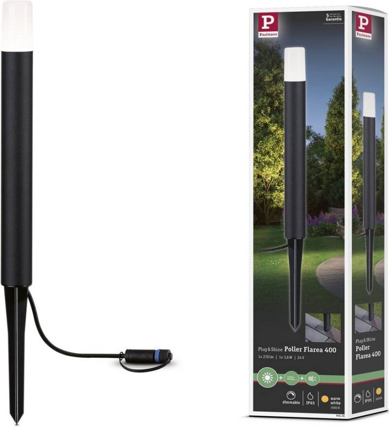 Paulmann LED Pollerleuchte Flarea, Smart Home, LED fest integriert, Warmweiß, LED-Modul Paulmann LED Pollerleuchte Flarea, Smart Home, LED fest integriert, Warmweiß, LED-Modul von Paulmann