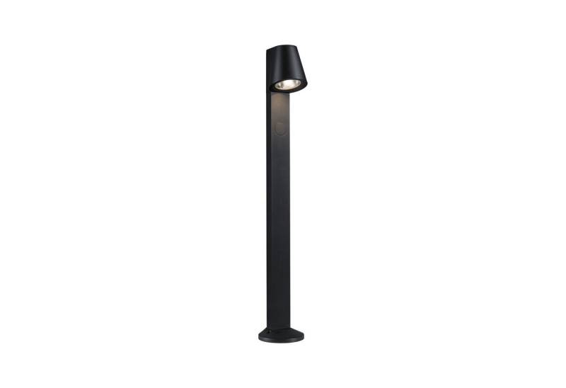 Paulmann LED Pollerleuchte IP44 793mm 3000K 9W 700lm 230V 65° AnthrazitAluminium, LED fest integriert, Warmweiß, Bewegungsmelder mit Hochfrequenz-Sensor von Paulmann