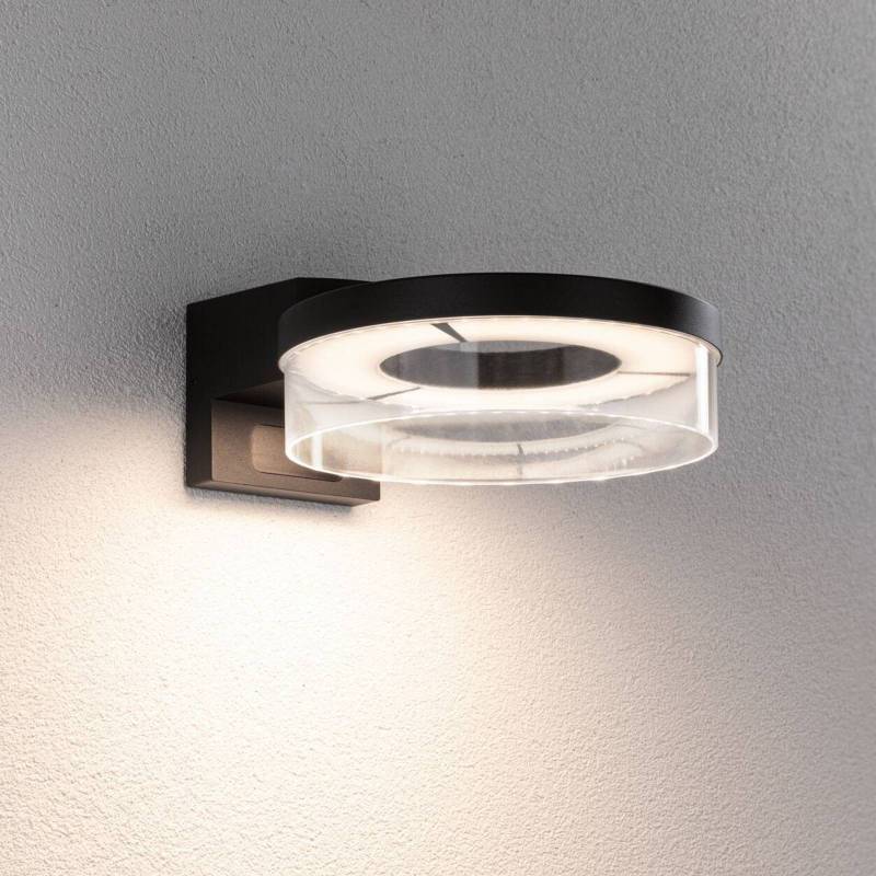 Paulmann LED-Sensor-Außenwandleuchte Capera, anthrazit, IP44 von Paulmann