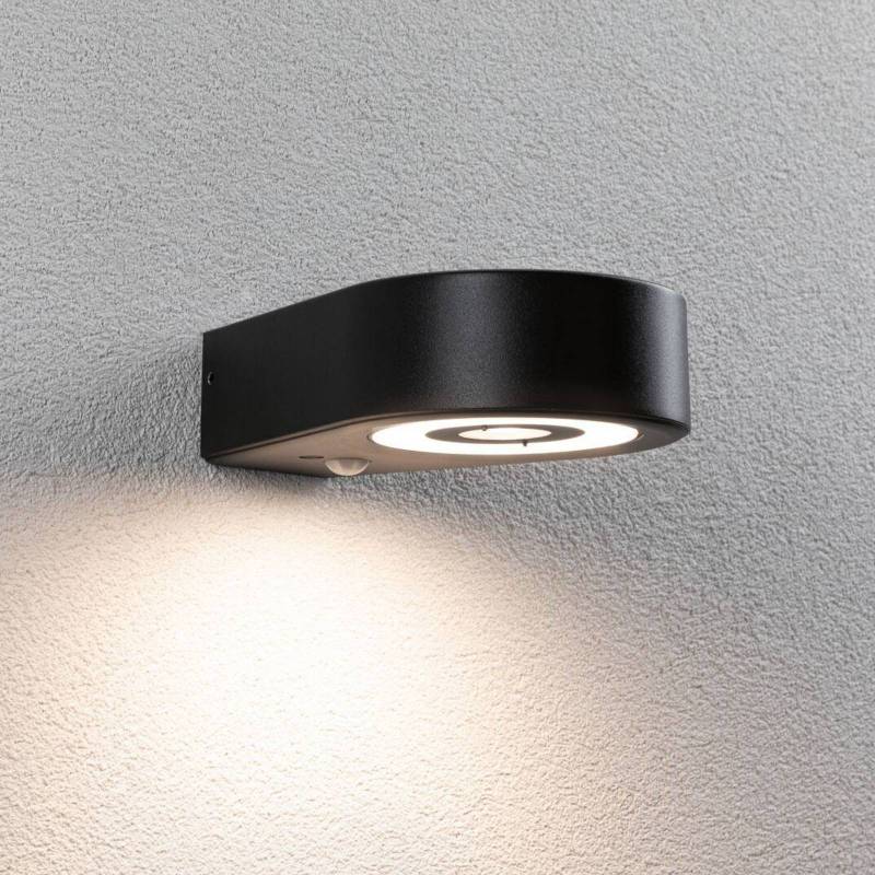 Paulmann LED-Sensor-Wandlampe Silma anthrazit 1-flammig IP44 von Paulmann