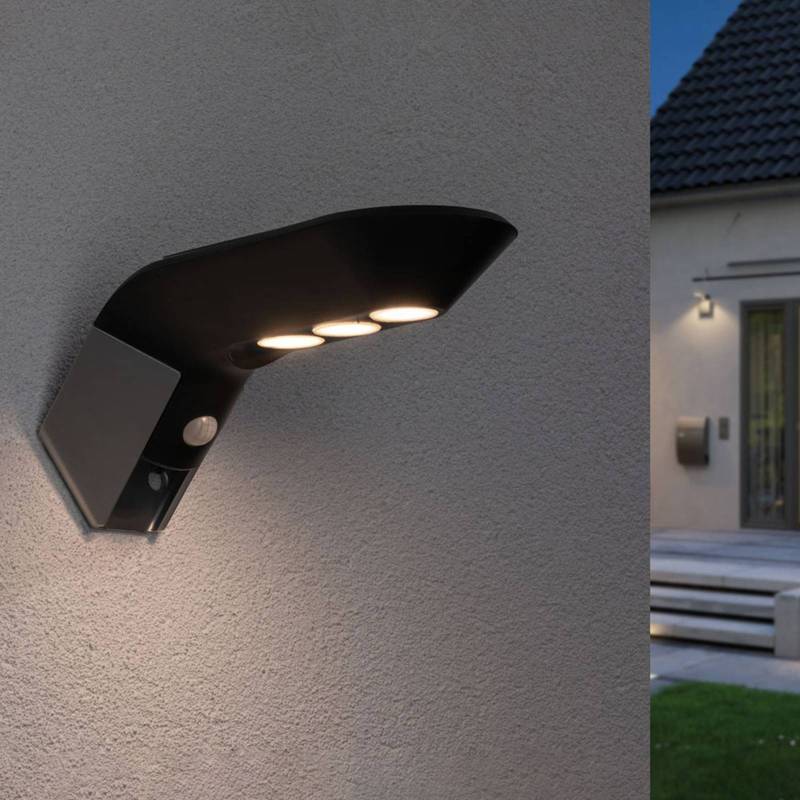 Paulmann LED-Solar-Außenwandlampe Soley anthrazit von Paulmann