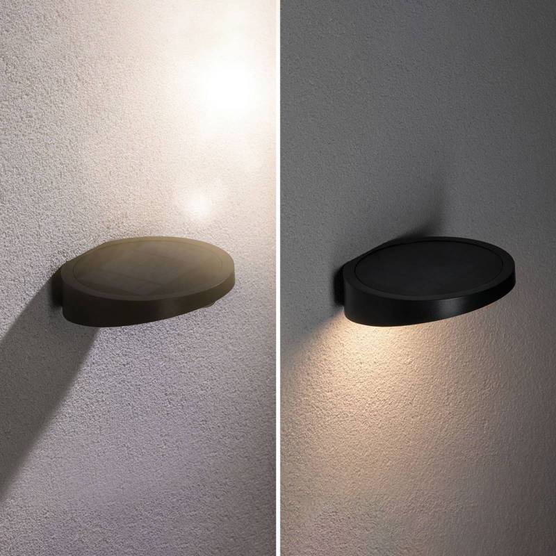Paulmann LED-Solar-Außenwandlampe Ryse, anthrazit von Paulmann