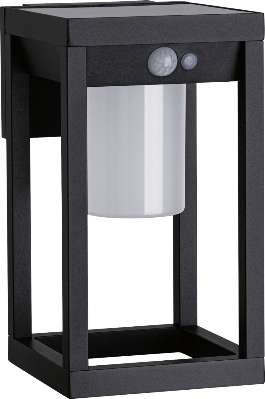 Paulmann LED Solarleuchte Marisol schwarz 27 x 15 cm mit Bewegungsmelder von Paulmann